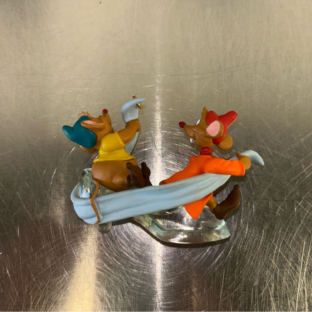 Hallmark Keepsake Disney Cinderella Jaq And Gus Ornament 1997 - Picture 6 of 9